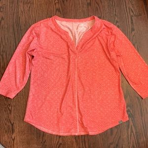 LL Bean Streamside Tee 3/4 sleeves like new - worn once